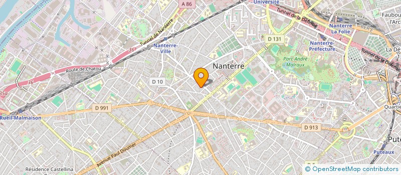 localisation de l'entreprise SOCIETE COMMERCIALE DES VENETS à NANTERRE