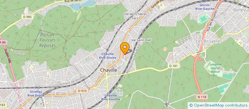 localisation de l'entreprise SOCIETE COMMERCIALE DIFFUSION 3000 à CHAVILLE