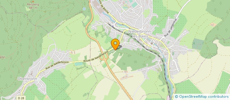 localisation de l'entreprise SOCIETE COMMERCIALE RUSCH  NIEDERBRONN-LES-BAINS