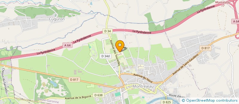 localisation de l'entreprise SOCIETE COMMINGEOISE DU BATIMENT  MONTREJEAU