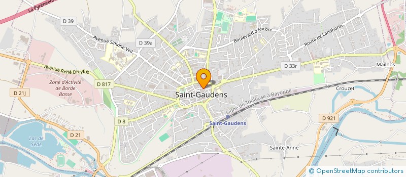 localisation de l'entreprise SOCIETE COMMINGES OPTIQUE TEXIER à SAINT-GAUDENS