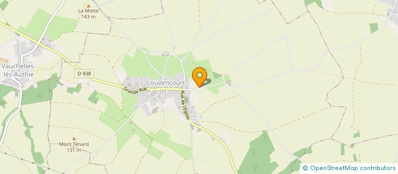 localisation de l'entreprise SOCIETE COMMUNALE DE CHASSE  COURCELLES-AU-BOIS