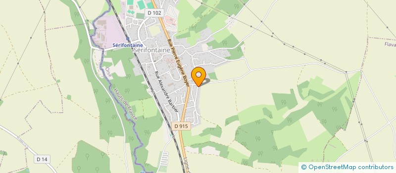 localisation de l'entreprise SOCIETE COMMUNALE DE CHASSE  SERIFONTAINE