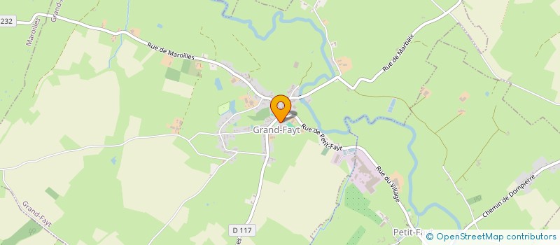 localisation de l'entreprise SOCIETE COMMUNALE DE CHASSE  GRAND-FAYT