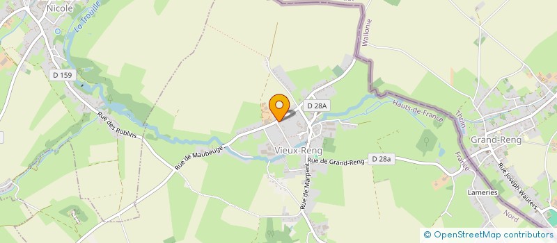 localisation de l'entreprise SOCIETE COMMUNALE DE CHASSE DE BERSILLIES  BERSILLIES