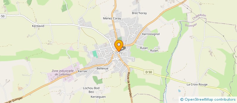 localisation de l'entreprise SOCIETE COMMUNALE DE CHASSE DE CORAY  CORAY