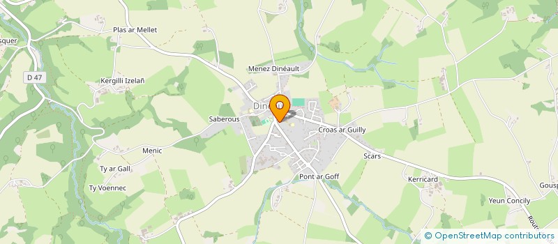 localisation de l'entreprise SOCIETE COMMUNALE DE CHASSE DE DINEAULT  DINEAULT