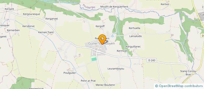 localisation de l'entreprise SOCIETE COMMUNALE DE CHASSE DE GUILER- SUR-GOYEN  GUILER-SUR-GOYEN