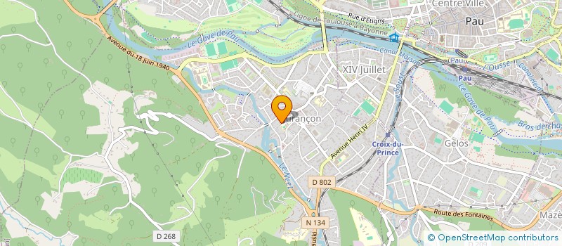 localisation de l'entreprise SOCIETE COMMUNALE DE CHASSE DE JURANCON à JURANCON