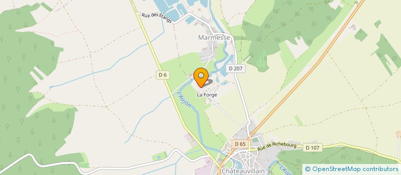 localisation de l'entreprise SOCIETE COMMUNALE DE CHASSE DE LA PETITE POLOGNE à CHATEAUVILLAIN
