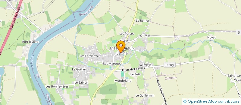 localisation de l'entreprise SOCIETE COMMUNALE DE CHASSE DE MESSIMY SUR SAONE à MESSIMY-SUR-SAONE