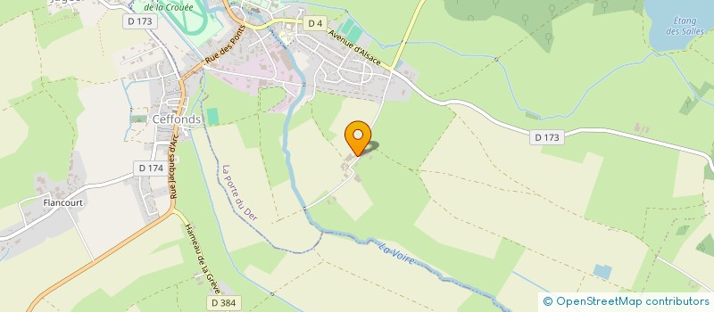 localisation de l'entreprise SOCIETE COMMUNALE DE CHASSE DE MONTIER-EN-DER à LA PORTE DU DER