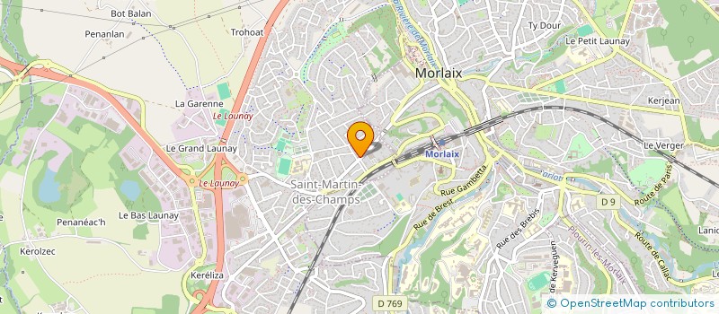 localisation de l'entreprise SOCIETE COMMUNALE DE CHASSE DE PLOURIN  PLOURIN-LES-MORLAIX