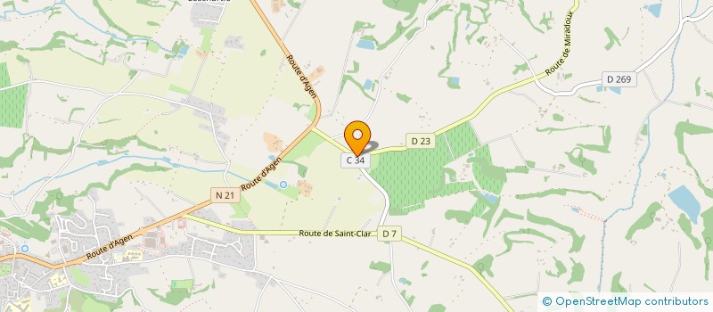 localisation de l'entreprise SOCIETE COMMUNALE DE CHASSE DE SAINT AVIT FRANDAT  SAINT-AVIT-FRANDAT