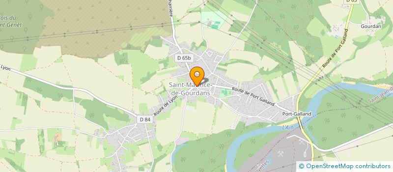 localisation de l'entreprise SOCIETE COMMUNALE DE CHASSE DE SAINT MAURICE DE GOURDANS  SAINT-MAURICE-DE-GOURDANS