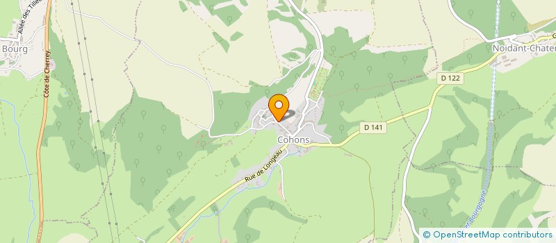 localisation de l'entreprise SOCIETE COMMUNALE DE CHASSE DES CHASSEURS ET PROPRIETAIRES DE COHONS à COHONS