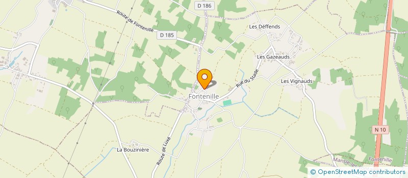 localisation de l'entreprise SOCIETE COMMUNALE DE CHASSE ENTENTE FONTENILLE-LONNES à FONTENILLE