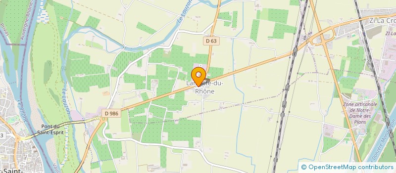 localisation de l'entreprise SOCIETE COMMUNALE DE CHASSE LA  LAMOTTOISE  LAMOTTE-DU-RHONE