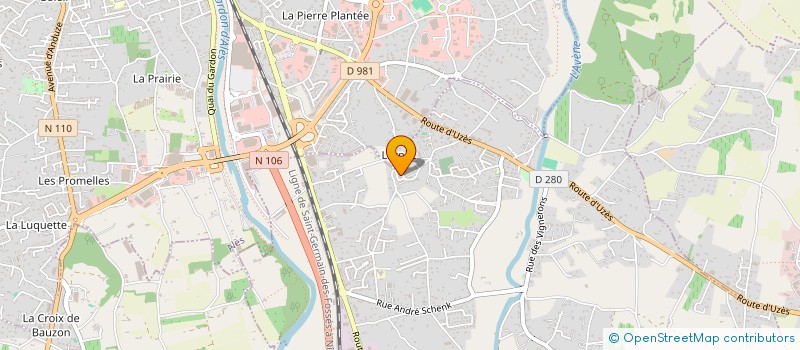 localisation de l'entreprise SOCIETE COMMUNALE DE CHASSE LA SAINT-HUBERT  SAINT-HILAIRE-DE-BRETHMAS