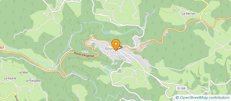 localisation de l'entreprise SOCIETE COMMUNALE DES CHASSEURS DE BEYNAT à BEYNAT