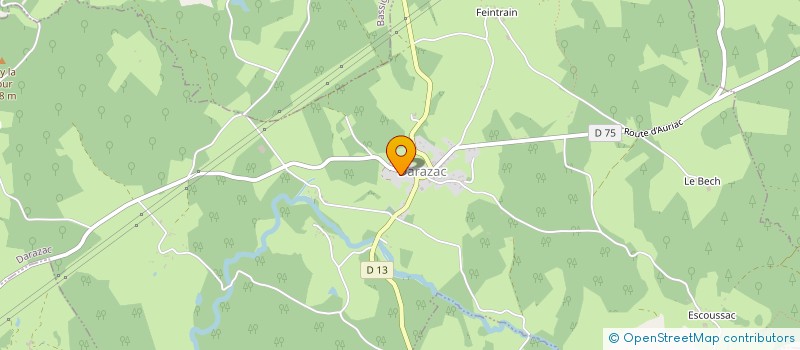 localisation de l'entreprise SOCIETE COMMUNALE DES CHASSEURS DE DARAZAC  DARAZAC