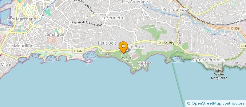 localisation de l'entreprise SOCIETE COMPAGNIE MARCO POLO SCMP à TOULON