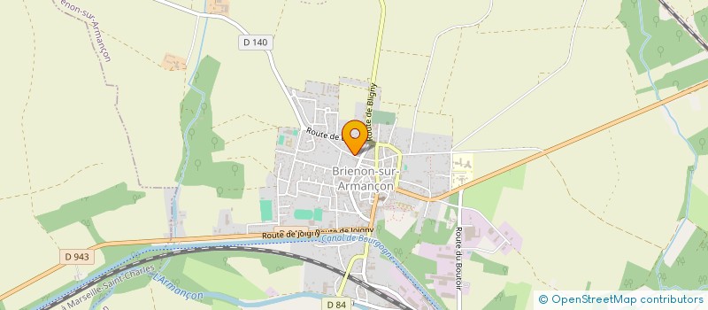 localisation de l'entreprise SOCIETE COMPERAT CAILLOUX à BRIENON-SUR-ARMANCON