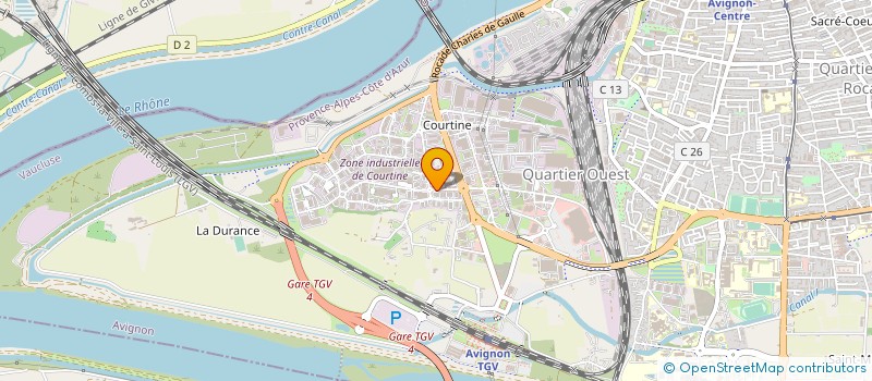 localisation de l'entreprise SOCIETE COMTADINE DE RENOVATION à AVIGNON