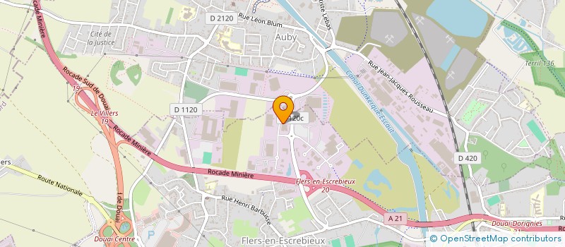 localisation de l'entreprise SOCIETE CONCEPT ORGANISATION PILOTAGE ET ETUDES à FLERS-EN-ESCREBIEUX