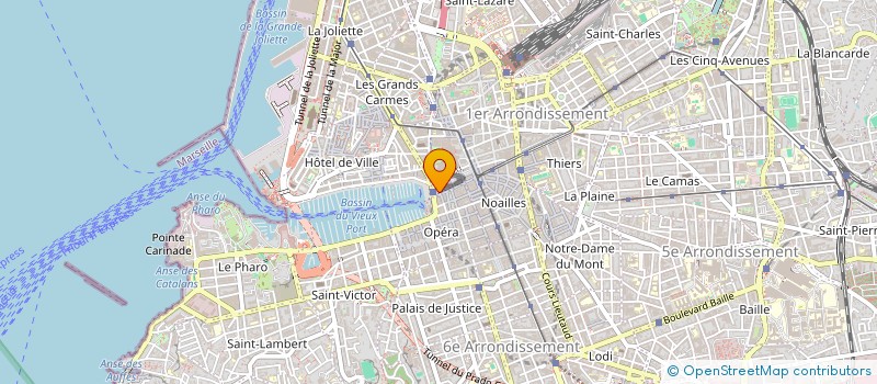 localisation de l'entreprise SOCIETE CONCORDE MATERIAUX à MARSEILLE