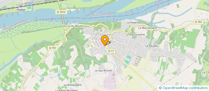 localisation de l'entreprise SOCIETE CONFECTION PAYS DE LOIRE  OREE-D'ANJOU