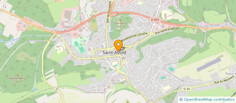 localisation de l'entreprise SOCIETE CONFORT MAISON à SAINT-AVOLD