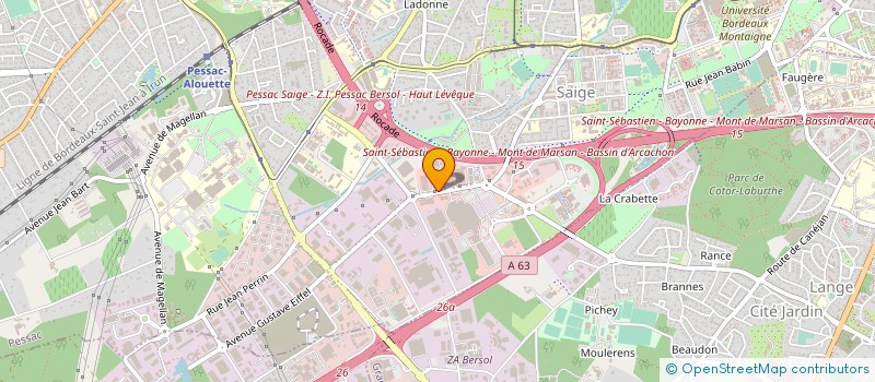 localisation de l'entreprise SOCIETE CONIS à PESSAC