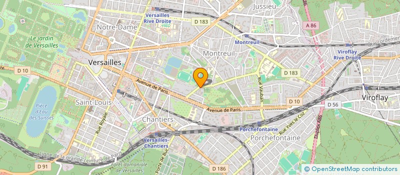localisation de l'entreprise SOCIETE CONSEIL ASSISTANCE DEVELOPPEMENT à VERSAILLES