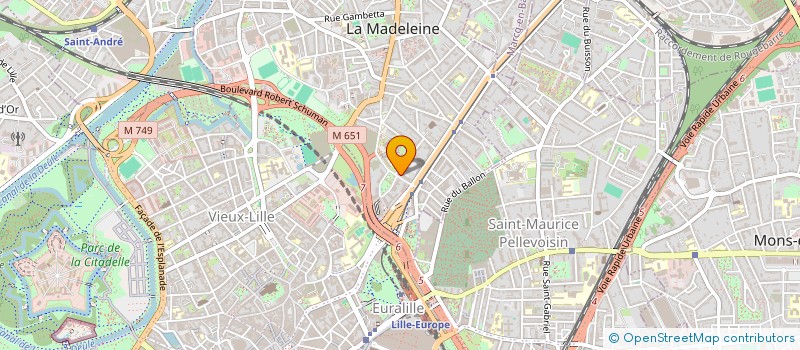 localisation de l'entreprise SOCIETE CONSEIL ET AUDIT RETRAITE PREVOYANCE EPARGNE EUROPEEN à LA MADELEINE