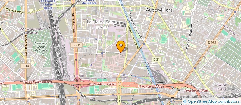 localisation de l'entreprise SOCIETE CONSORTIUM BROCHURE ROUTAGE à AUBERVILLIERS