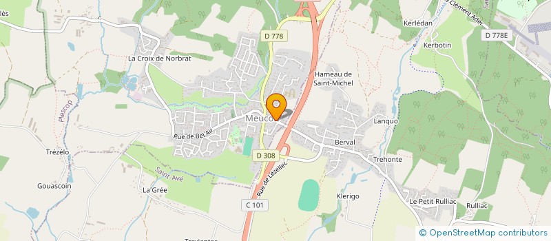 localisation de l'entreprise SOCIETE CONSTRUCTION ARMATURES NICO OUEST  MEUCON