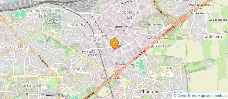 localisation de l'entreprise SOCIETE CONSTRUCTION RENNAISE  RENNES