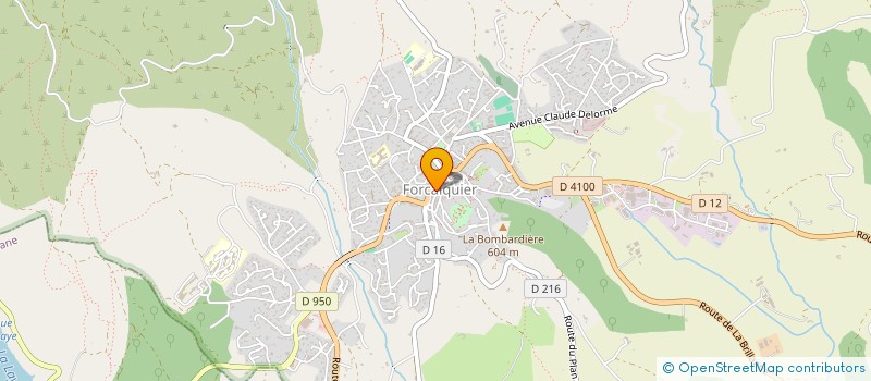 localisation de l'entreprise SOCIETE CONSTRUCTIONS PAYS FORCALQUIER à FORCALQUIER