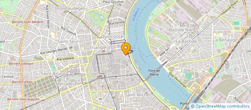 localisation de l'entreprise SOCIETE CONSULAIRE D'EXPLOITATION - SOCODEX  BORDEAUX