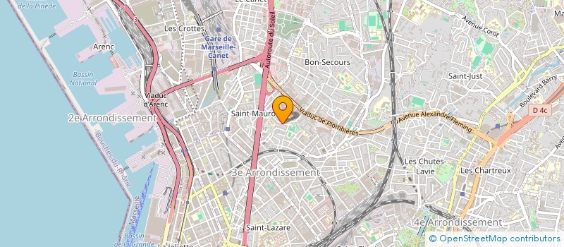localisation de l'entreprise SOCIETE CONTANDIN FILS à MARSEILLE