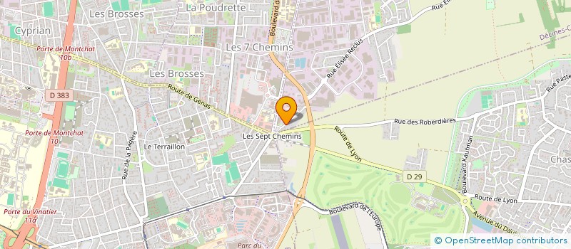 localisation de l'entreprise SOCIETE CONTINENTALE DU POIDS LOURDS à DECINES-CHARPIEU