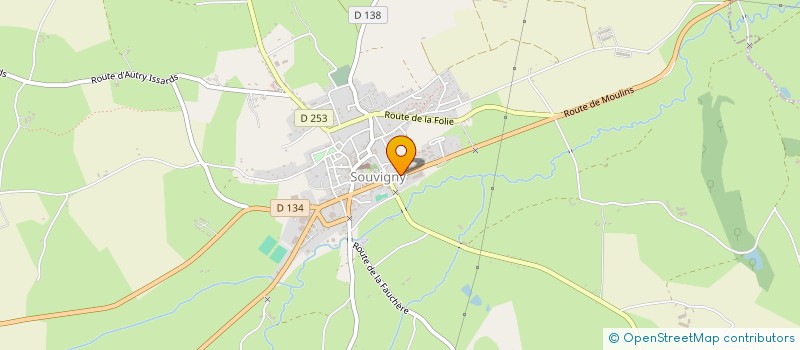 localisation de l'entreprise SOCIETE CONTROLE TECHNIQUE AUTOMOBILE  SAINT-MENOUX