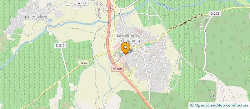 localisation de l'entreprise SOCIETE CONTROLE TECHNIQUE LA CALMETTE  LA CALMETTE