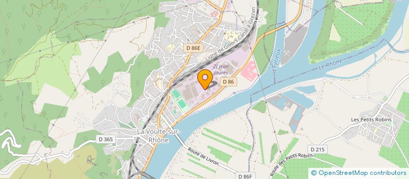 localisation de l'entreprise SOCIETE COOL à LA VOULTE-SUR-RHONE