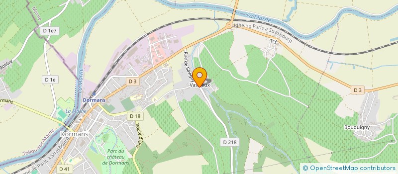 localisation de l'entreprise SOCIETE COOP VINICOLE DE MISY A LEVRIGNY  LEUVRIGNY