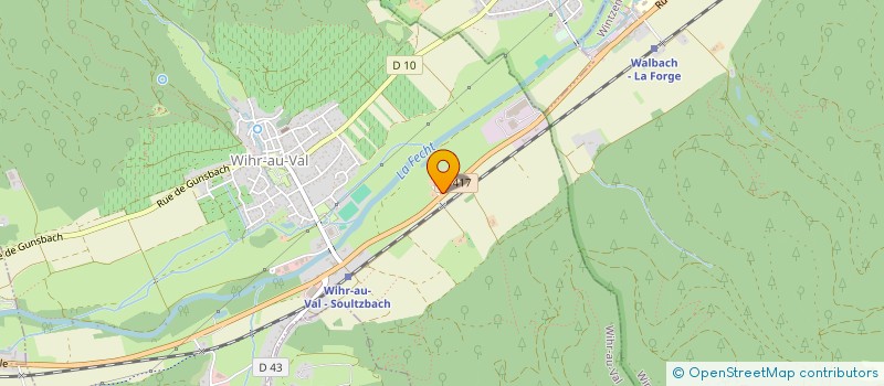 localisation de l'entreprise SOCIETE COOPERATIVE AGRICOLE CUMA VALLEE DE LA FECHT  WIHR-AU-VAL