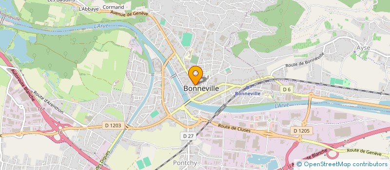 localisation de l'entreprise SOCIETE COOPERATIVE AGRICOLE DE LA MOYENNE VALLEE D'ARVE  BONNEVILLE