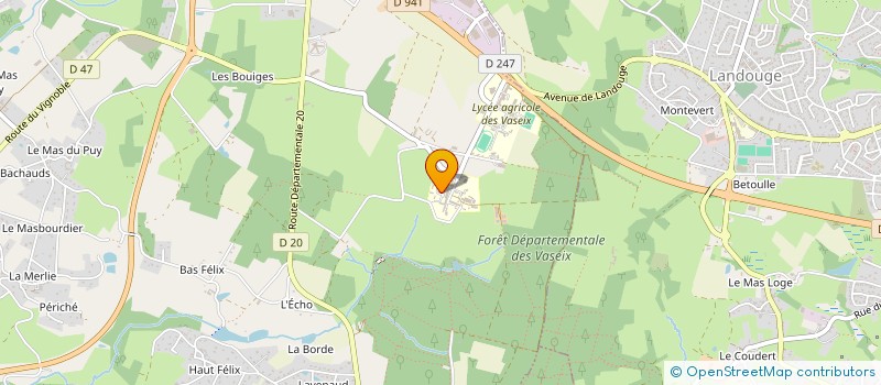 localisation de l'entreprise SOCIETE COOPERATIVE AGRICOLE DU CUL NOIR à VERNEUIL-SUR-VIENNE