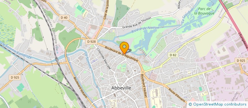 localisation de l'entreprise SOCIETE COOPERATIVE AGRICOLE DU LITTORAL PICARDIE SOMME à ABBEVILLE